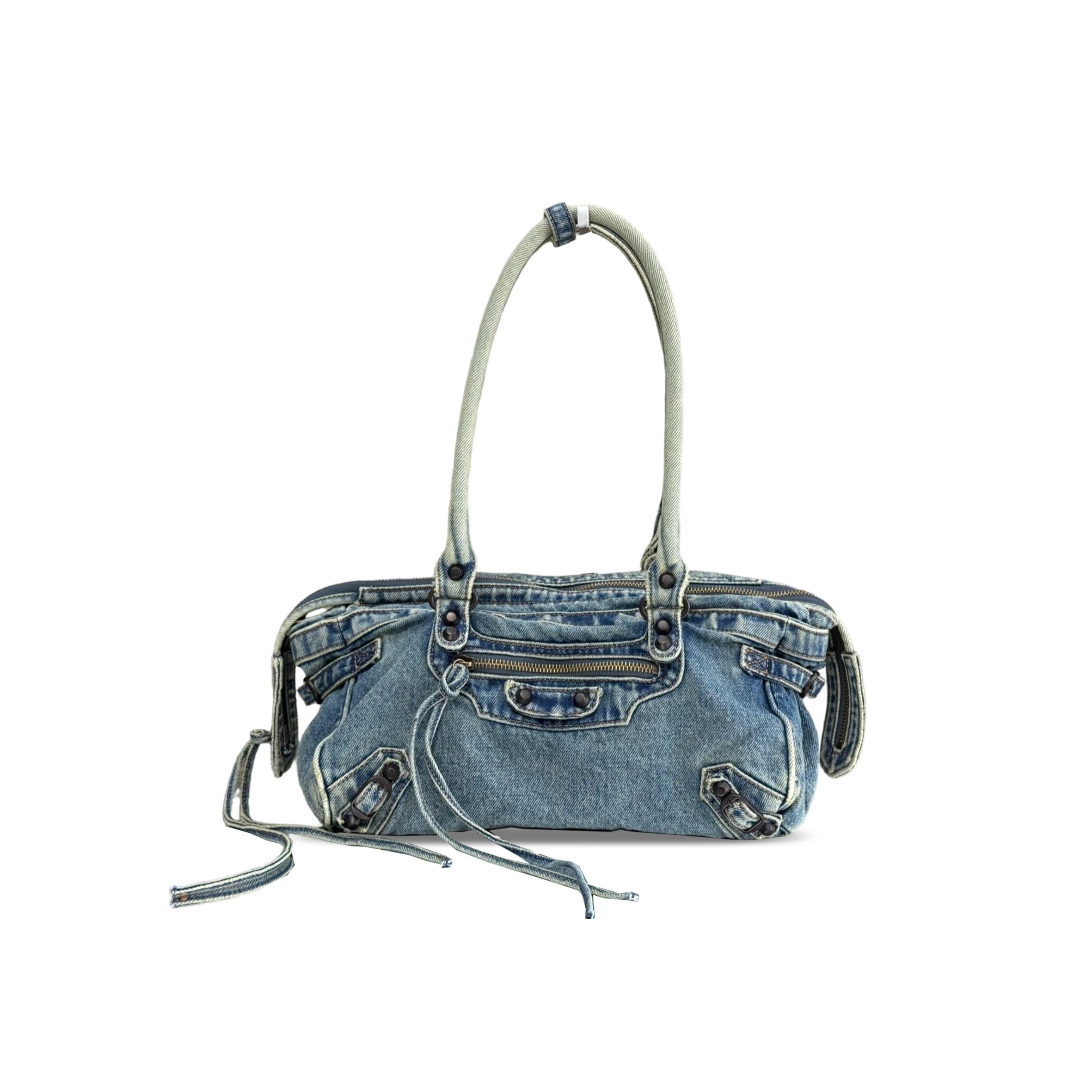 Ba1en*iaga De*1m LE CITY EAST-WEST SHOULDER BAG (31*19*9cm)